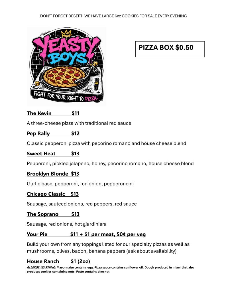 Summer Menu